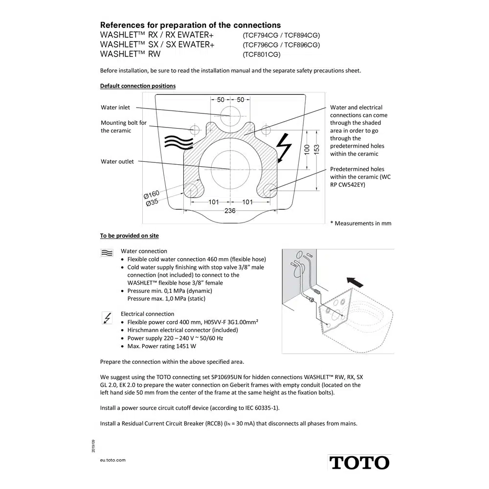 TOTO Washlet RW Japans toilet Silver Trim - Image 18